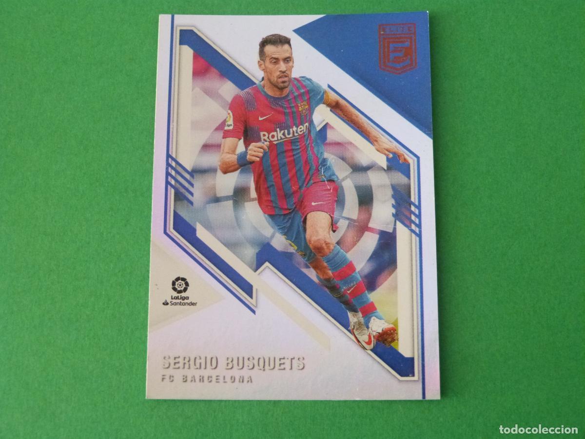 Cromos de f&uacute;tbol: TRADING CARD FUTBOL SERGIO BUSQUETS F.C. BARCELONA N&ordm; 60 LIGA DONRUSS ELITE 2021-2022/21-22 PANINI