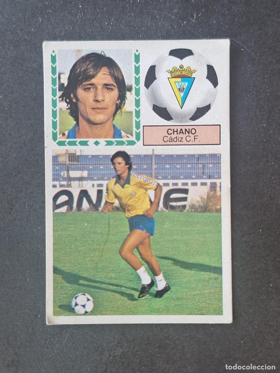 Cromos de f&uacute;tbol: L5 CHANO VERSION CADIZ C. F. LIGA ESTE 1983 1984 83 84 DESPEGADO RECUPERADO