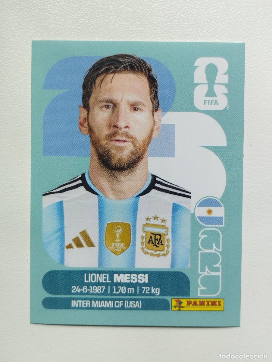 Cromos de f&uacute;tbol: CROMO STICKER WORLD CUP 2026 MUNDIAL 26 PANINI ARGENTINA ARG17 ARG 17 LIONEL MESSI