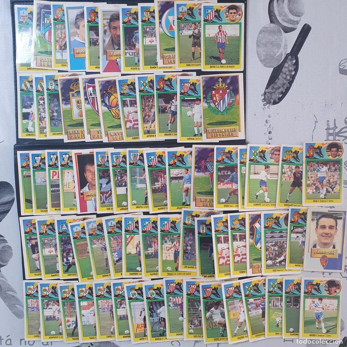 Fu&szlig;ball-Sticker: LOTE 72 CROMOS LIGA ESTE 1993 1994 LEER DESCRIPCION