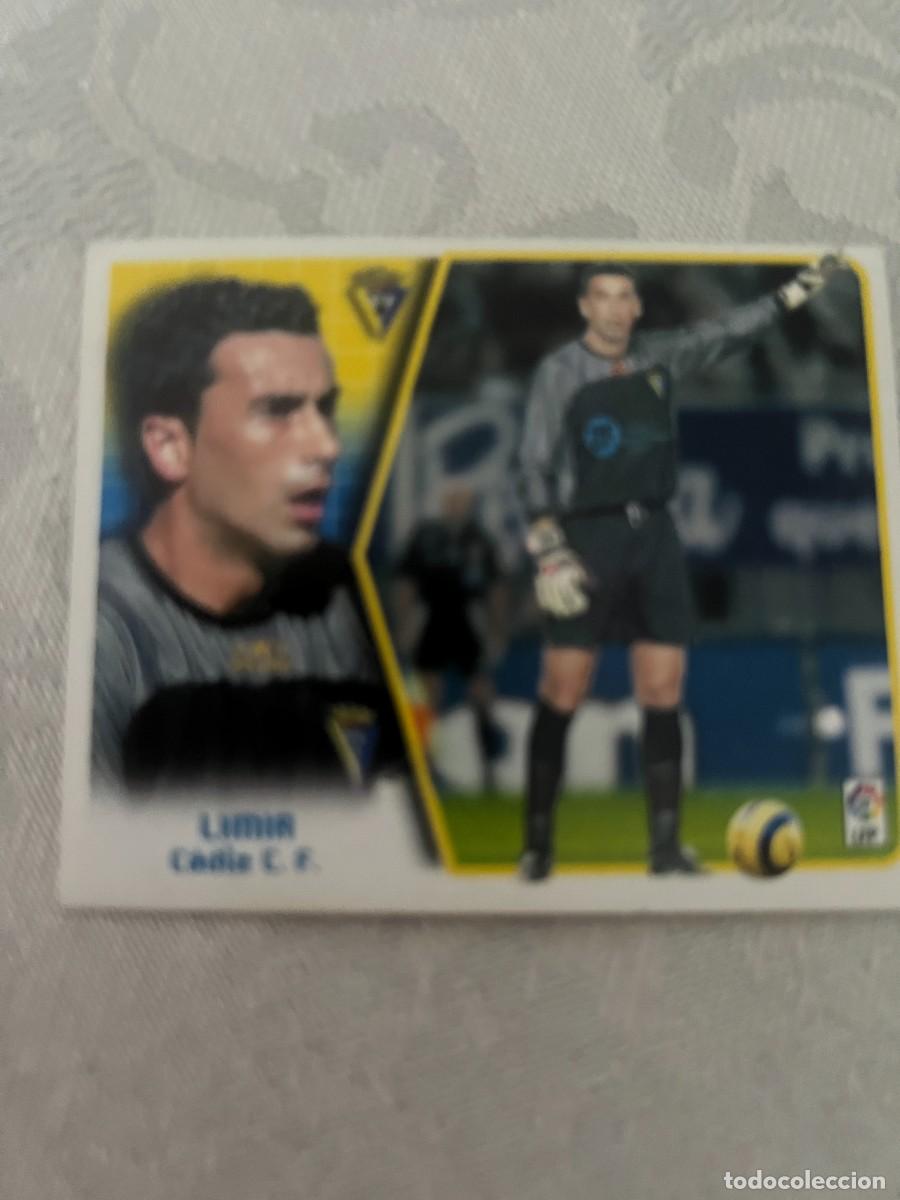 Cromos de f&uacute;tbol: LIMIA CADIZ COLOCA SIN PEGAR LIGA ESTE 2005/06
