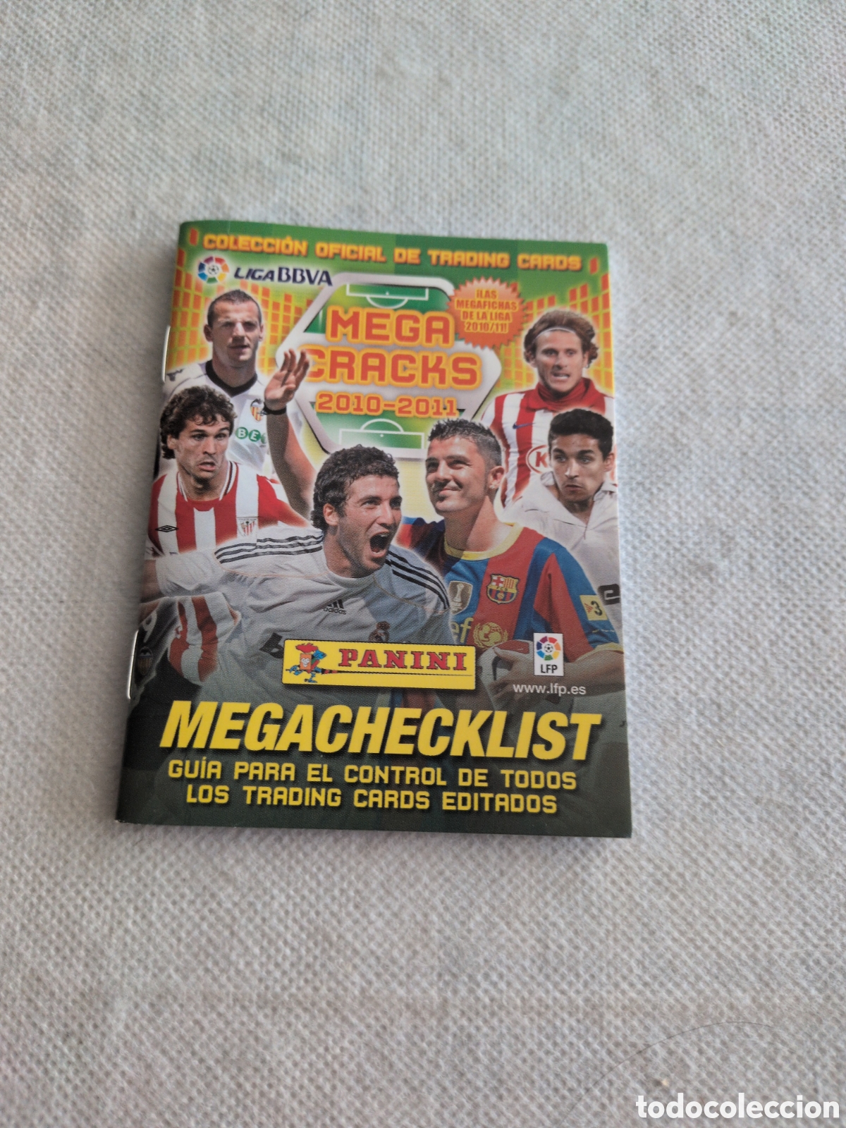 Fu&szlig;ball-Sticker: MEGACHECKLIST PANINI ALBUM MEGACRACKS 2010 2011 ,LIBRITO LISTA INDICE CROMOS FUTBOL