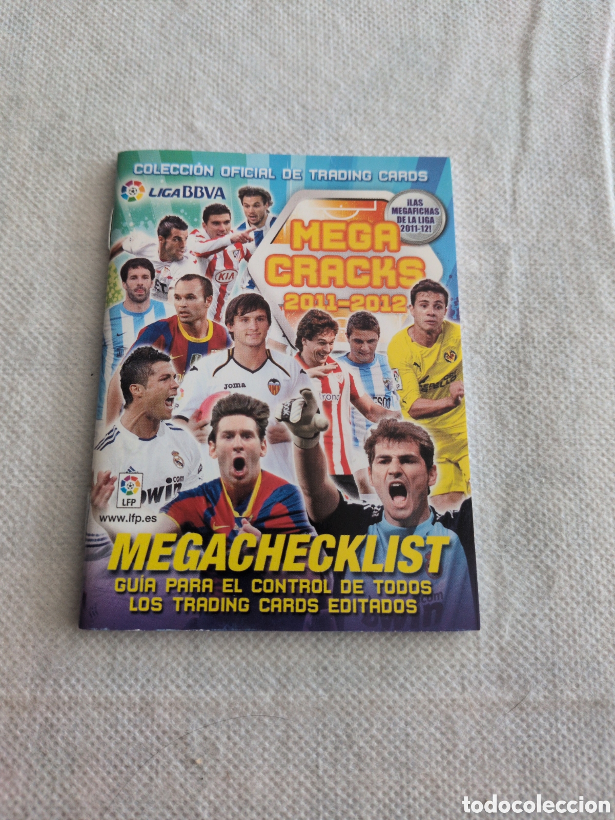 Fu&szlig;ball-Sticker: MEGACHECKLIST PANINI ALBUM MEGACRACKS 2011 2012 ,LIBRITO LISTA INDICE CROMOS FUTBOL
