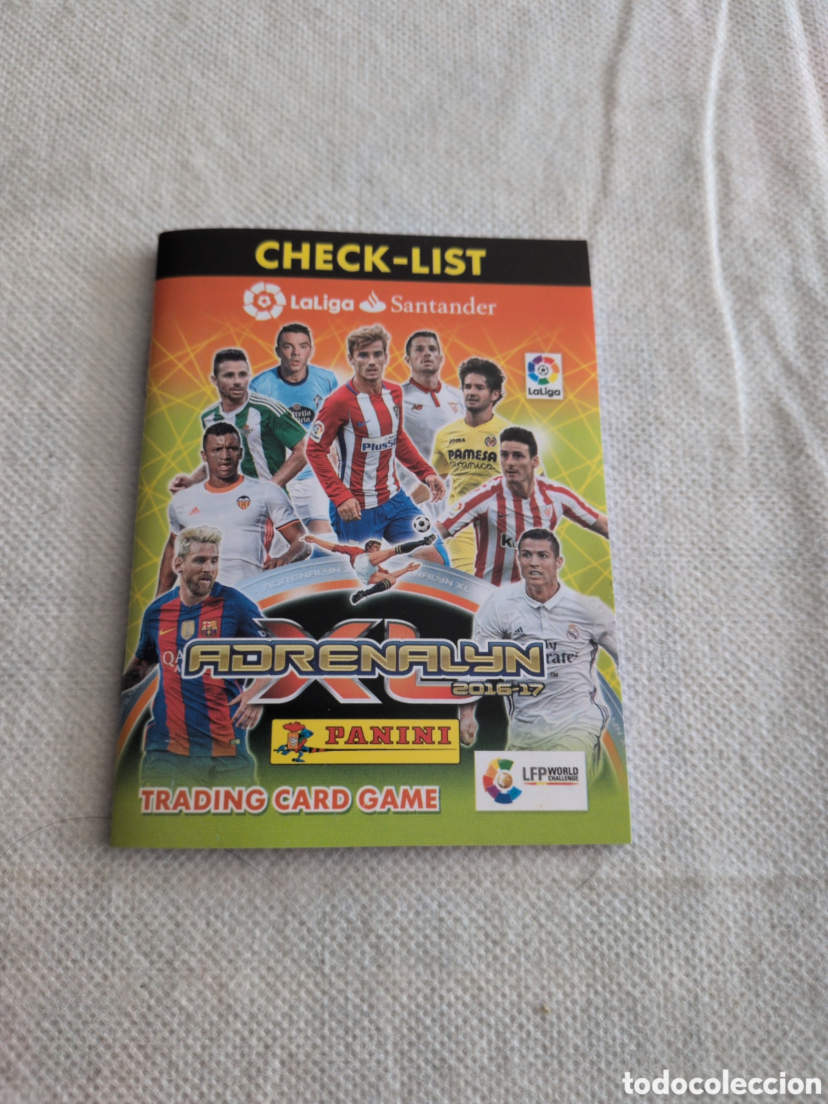 Cromos de f&uacute;tbol: Check-list Lista de Cromos Liga Santander Adrenalyn XL 2016/2017 Panini 16 17