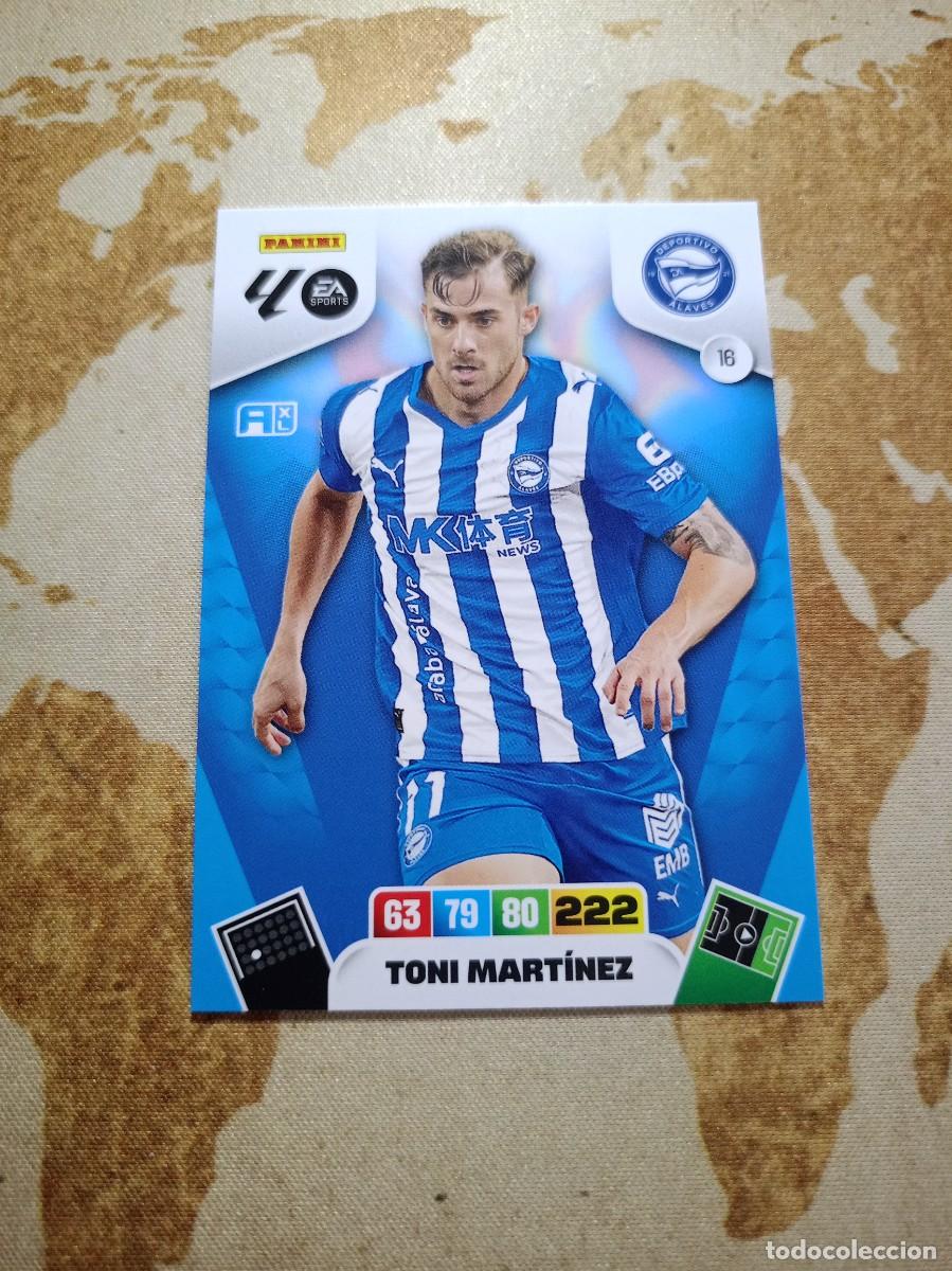 Cromos de f&uacute;tbol: Alav&eacute;s 16 TONI MARTINEZ Adrenalyn 2025-26