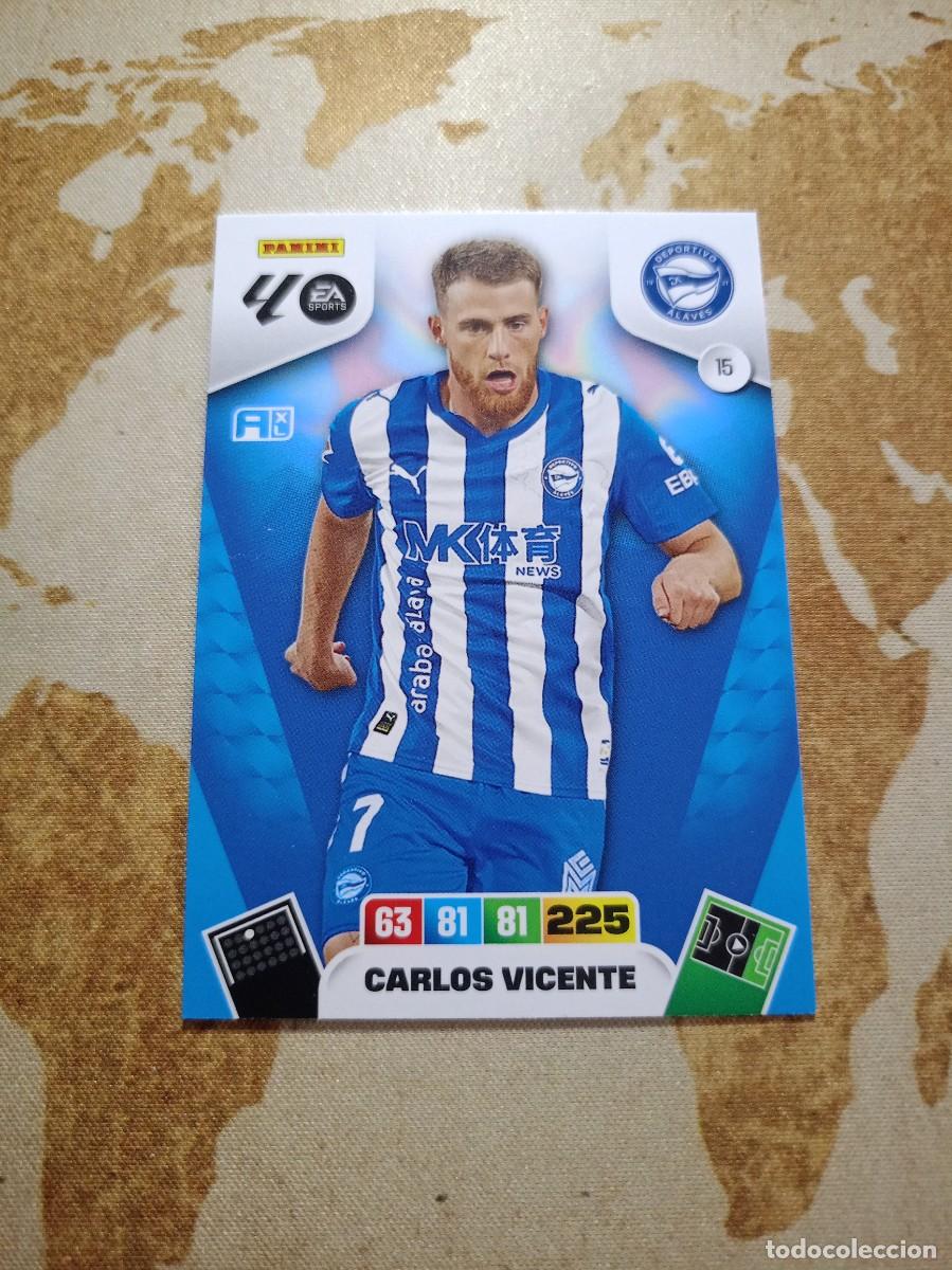 Fu&szlig;ball-Sticker: Alav&eacute;s 15 CARLOS VICENTE Adrenalyn 2025-26