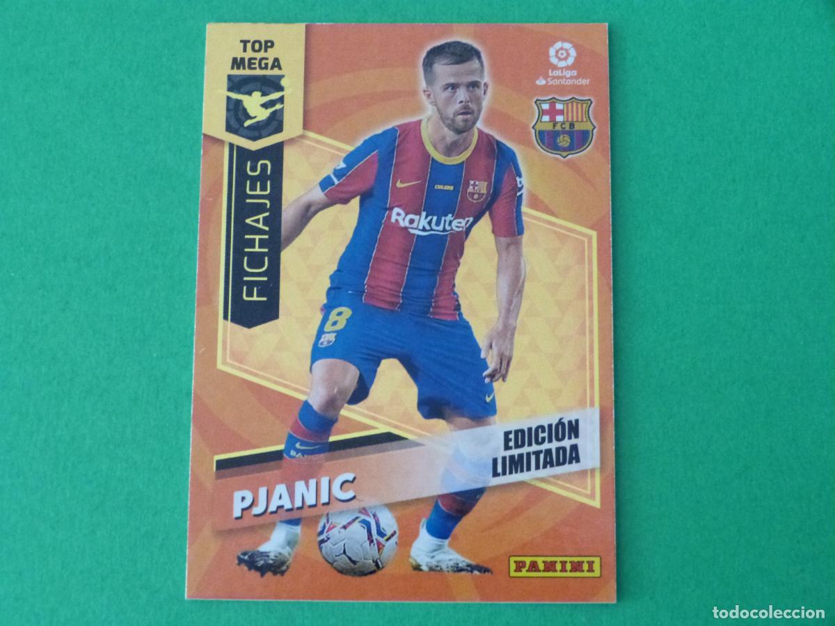 Fu&szlig;ball-Sticker: TRADING CARD FUTBOL PJANIC F.C. BARCELONA EDICION LIMITADA LIGA MEGACRACKS 2020-2021/20-21 PANINI