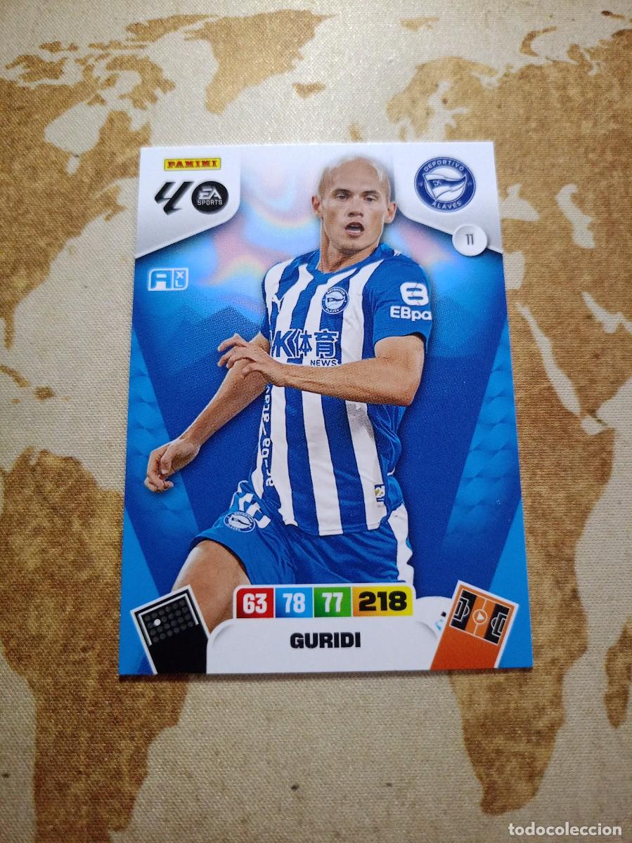 Cromos de f&uacute;tbol: Alav&eacute;s 11 GURIDI Adrenalyn 2025-26