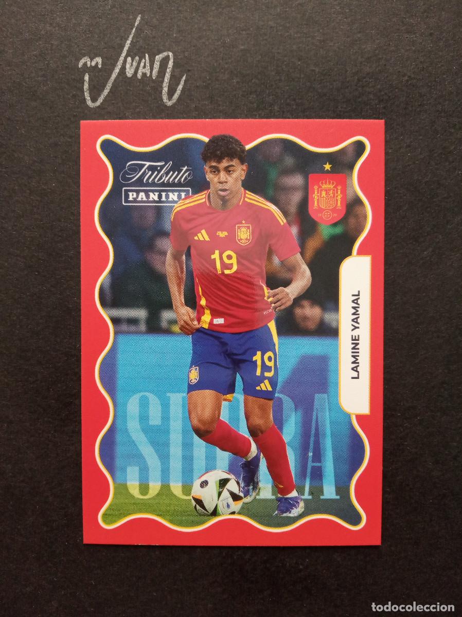 Cromos de f&uacute;tbol: N&ordm; 79 LAMINE YAMAL ESPA&Ntilde;A FC BARCELONA ⚽ PANINI &reg; TRIBUTO SELECCION ESPA&Ntilde;OLA 2026 MUNDIAL 26 NUEVO