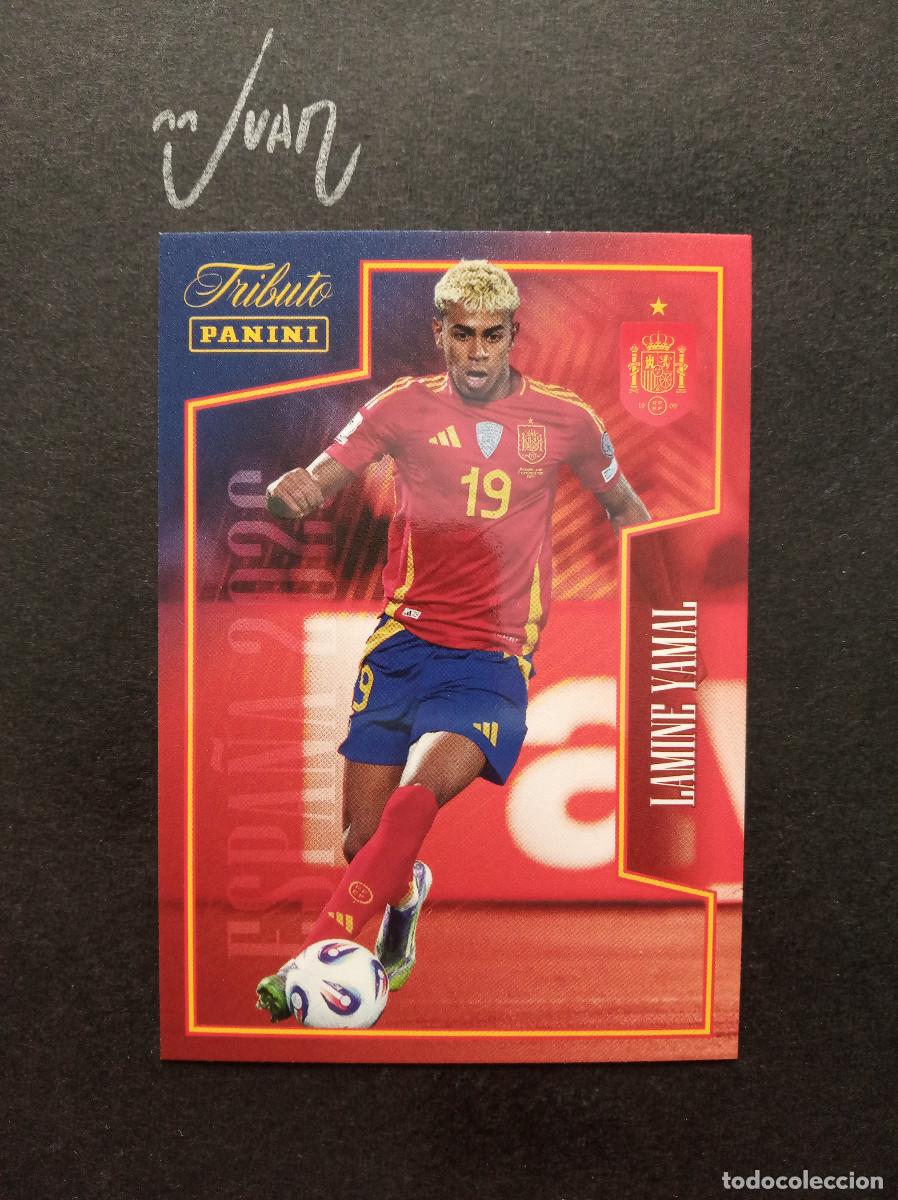 Cromos de f&uacute;tbol: N&ordm; 61 LAMINE YAMAL ESPA&Ntilde;A FC BARCELONA ⚽ PANINI &reg; TRIBUTO SELECCION ESPA&Ntilde;OLA 2026 MUNDIAL 26 NUEVO