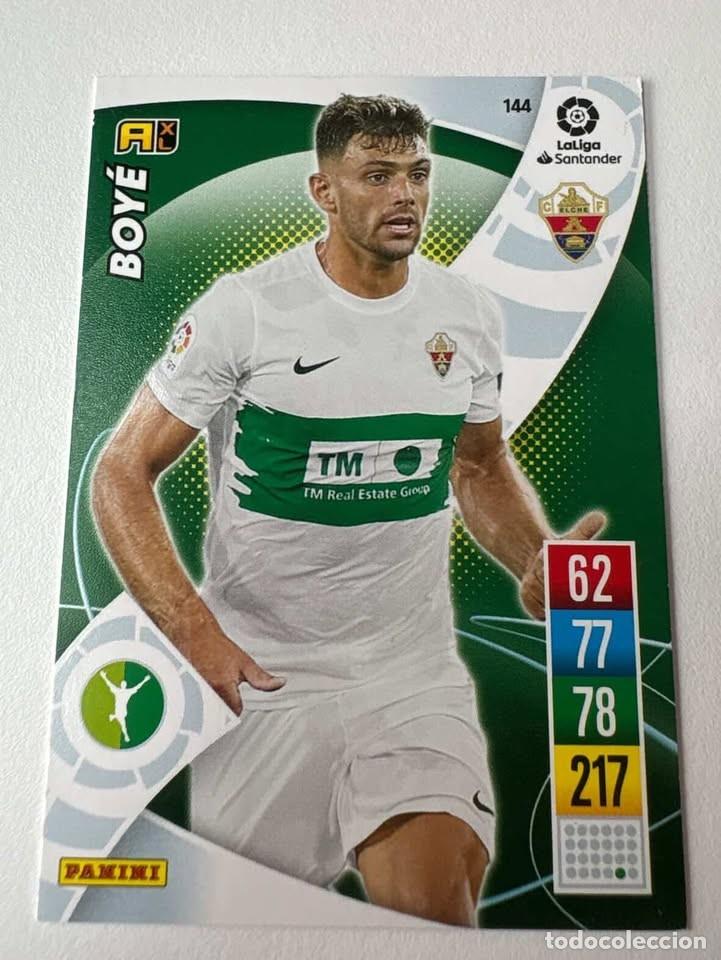 Cromos de f&uacute;tbol: Carta Boy&eacute; Elche 144 Adrenalyn 2021-22