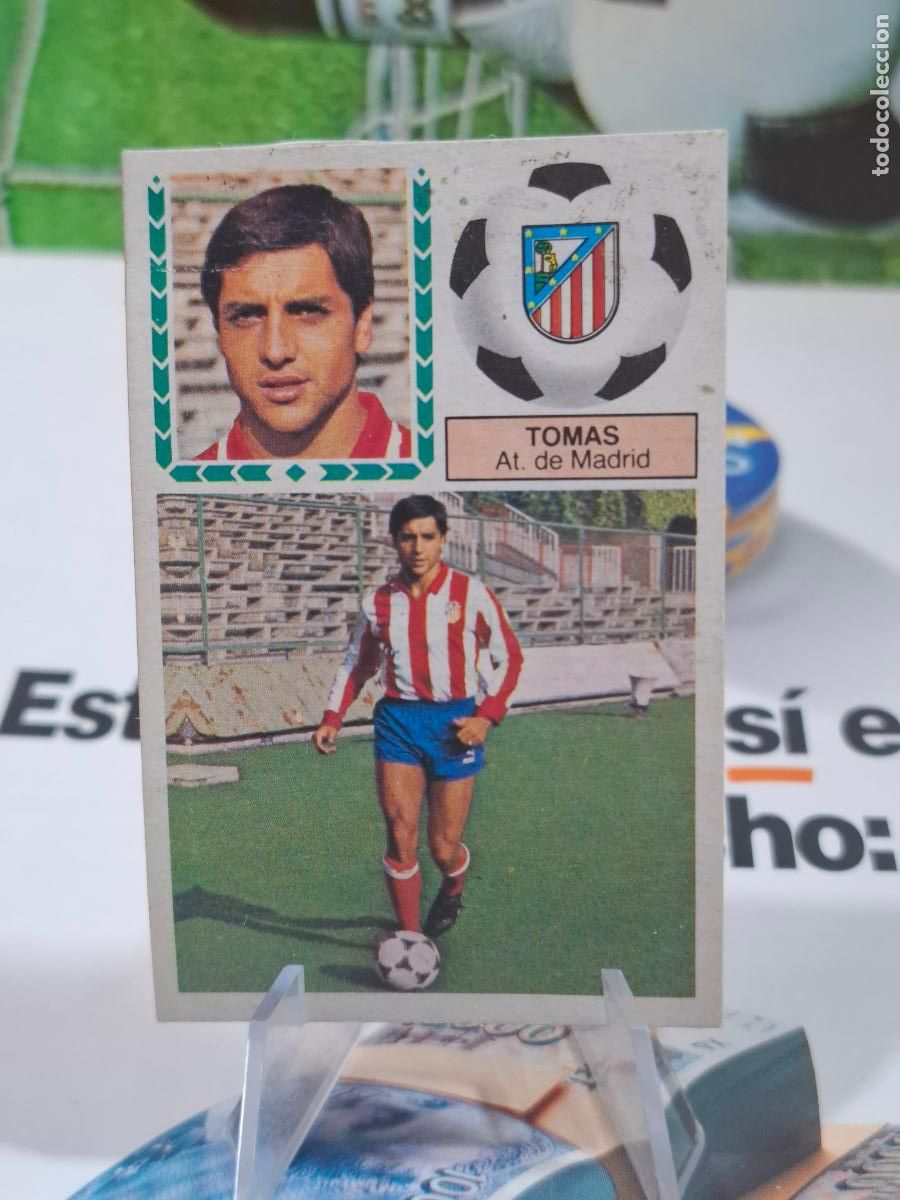 Cromos de f&uacute;tbol: TOMAS ATLETICO MADRID FICHAJE 3 BIS LIGA 1983 1984 83 84 EDICIONES ESTE DESPEGADO