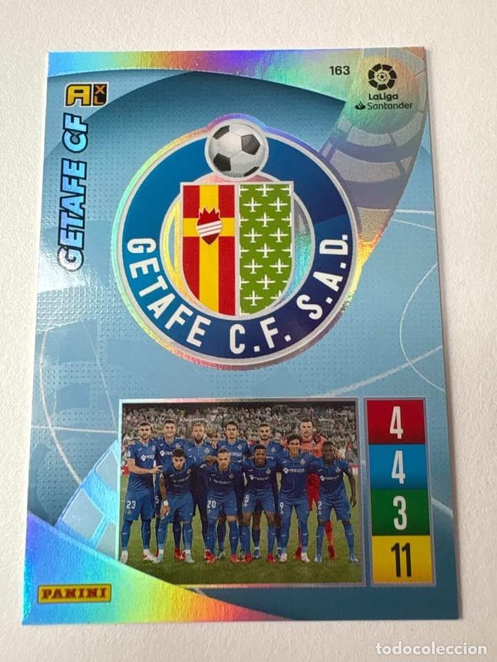 Cromos de f&uacute;tbol: Carta Escudo Getafe 163 Adrenalyn 2021-22