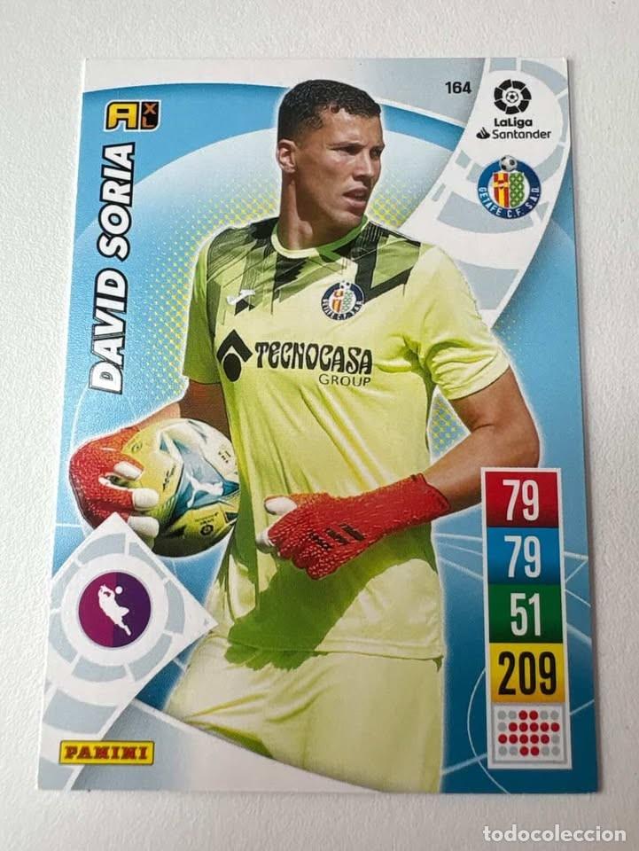Cromos de f&uacute;tbol: Carta David Soria Getafe 164 Adrenalyn 2021-22
