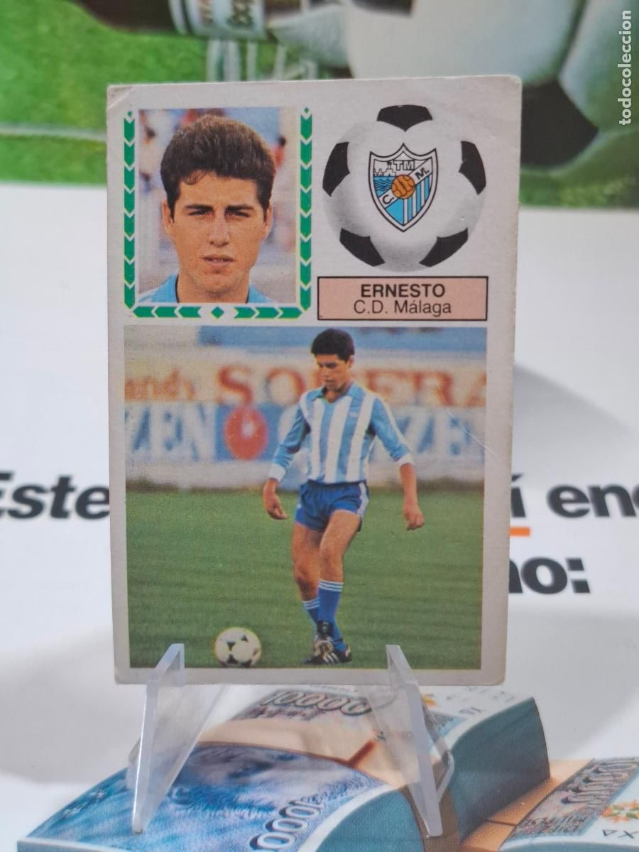 Cromos de f&uacute;tbol: ERNESTO MALAGA FICHAJE 9 BIS LIGA 1983 1984 83 84 EDICIONES ESTE DESPEGADO