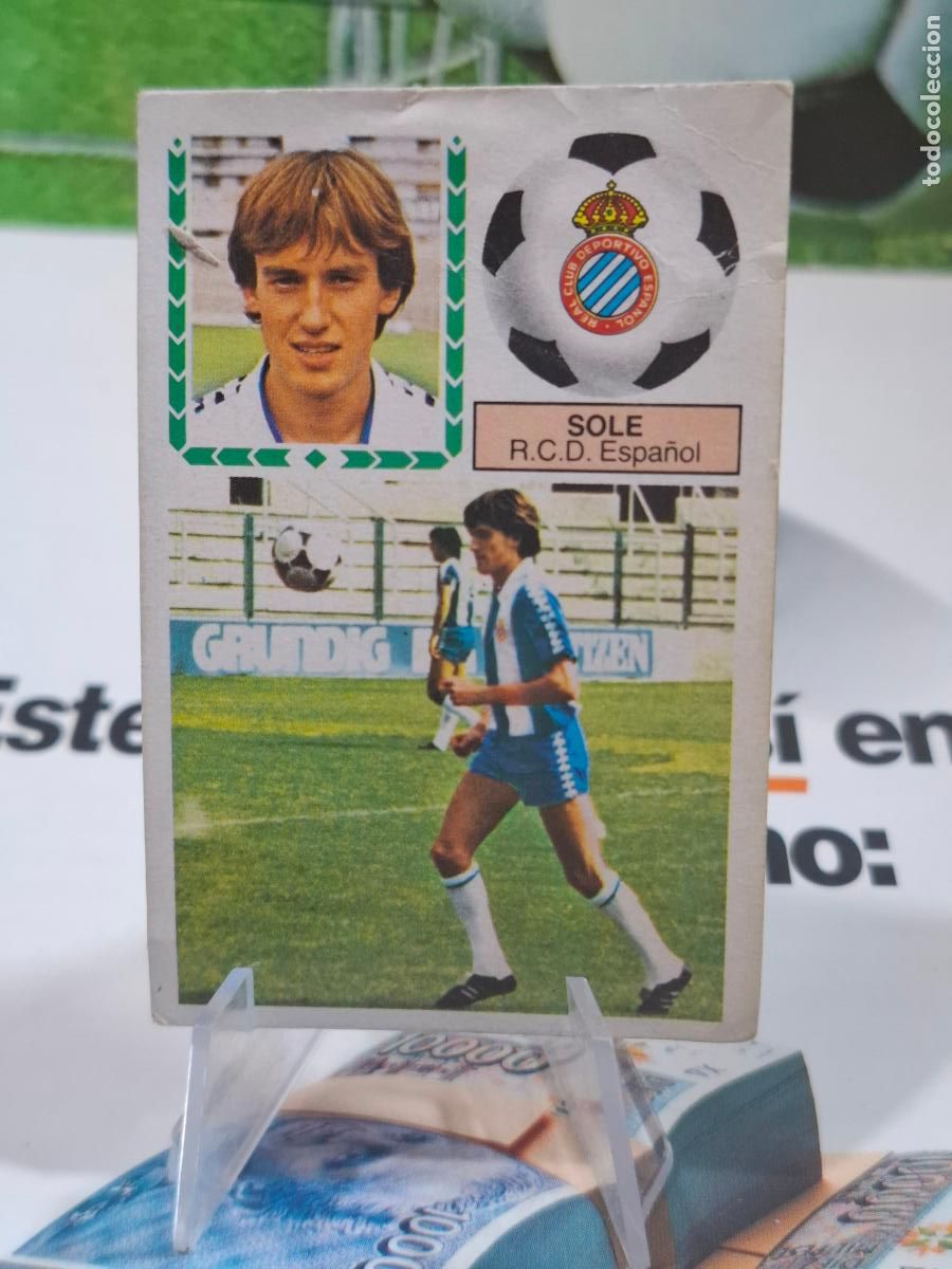 Cromos de f&uacute;tbol: SOLE ESPANYOL ESPA&Ntilde;OL COLOCA LIGA 1983 1984 83 84 EDICIONES ESTE DESPEGADO