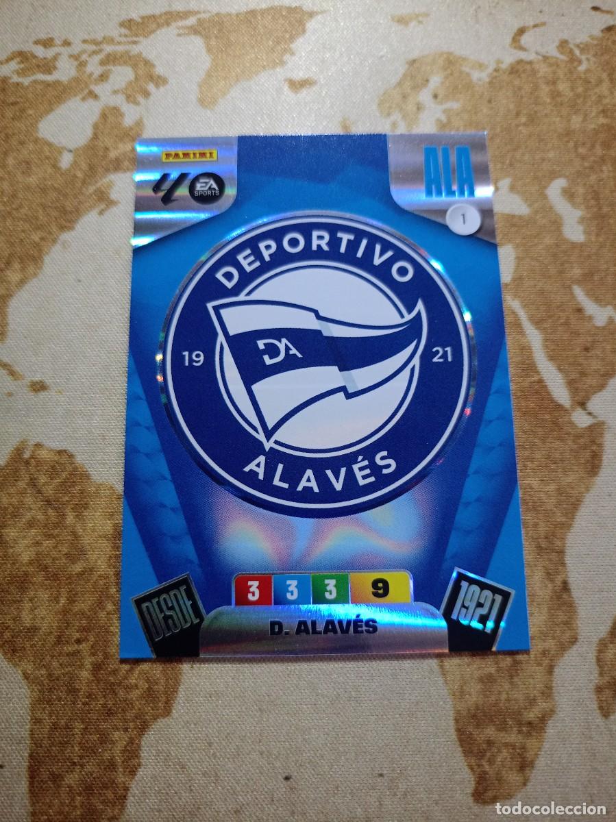 Cromos de f&uacute;tbol: Alav&eacute;s 1 ESCUDO Adrenalyn 2025-26