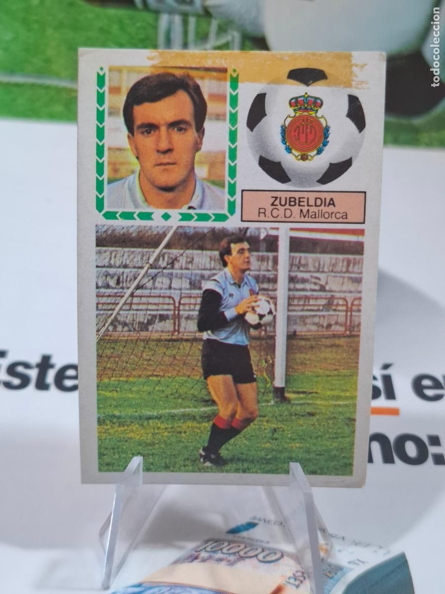 Cromos de f&uacute;tbol: ZUBELDIA MALLORCA COLOCA LIGA 1983 1984 83 84 EDICIONES ESTE DESPEGADO