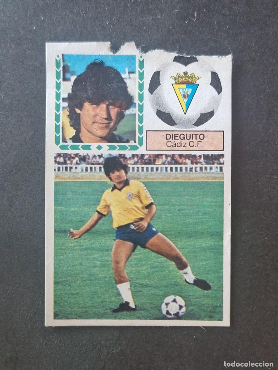 Cromos de f&uacute;tbol: L5 DIEGUITO CADIZ C. F. COLOCA LIGA ESTE 1983 1984 83 84 DESPEGADO RECUPERADO