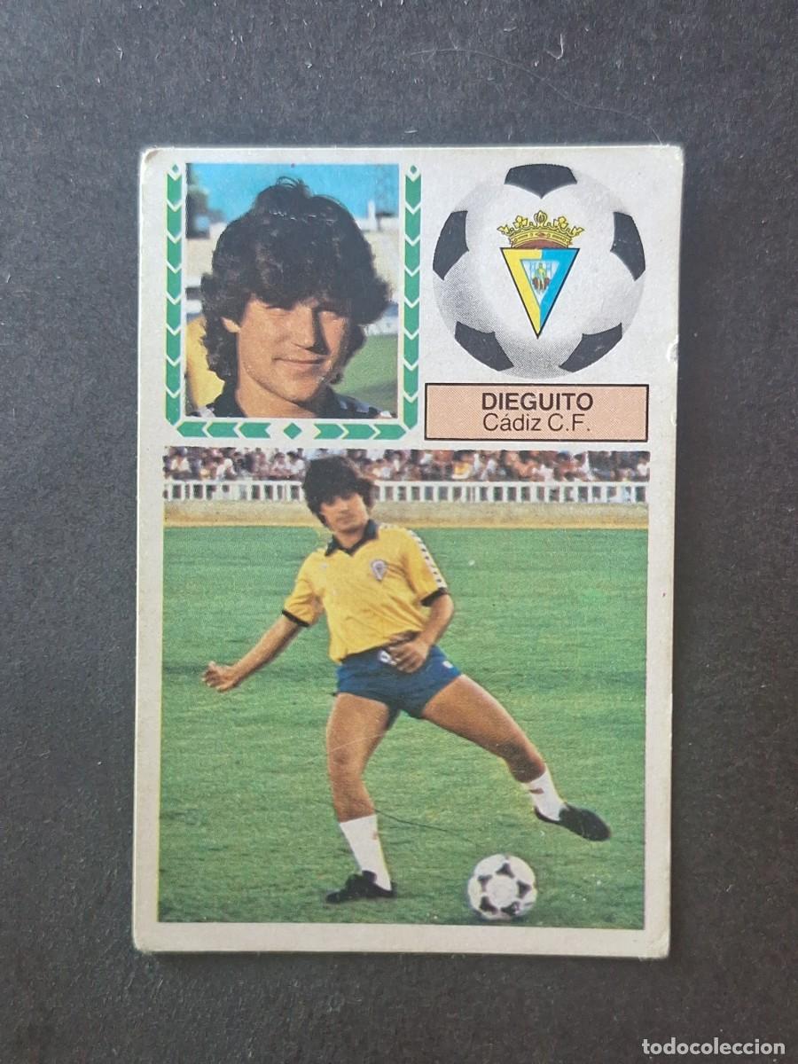 Cromos de f&uacute;tbol: L5 DIEGUITO CADIZ C. F. COLOCA LIGA ESTE 1983 1984 83 84 DESPEGADO RECUPERADO