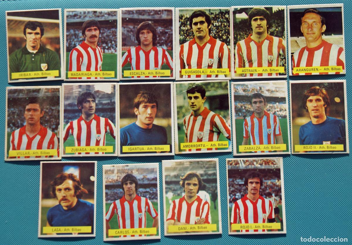 Football Stickers: ED. FINI 75 76 ATH BILBAO. EQUIPO COMPLETO RECUPERADO. TODO LO EDITADO DEP LEGAL MU