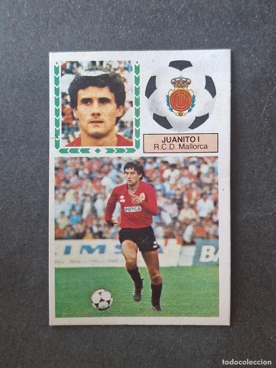 Cromos de f&uacute;tbol: L5 JUANITO I R. C. D. MALLORCA COLOCA LIGA ESTE 1983 1984 83 84 DESPEGADO RECUPERADO