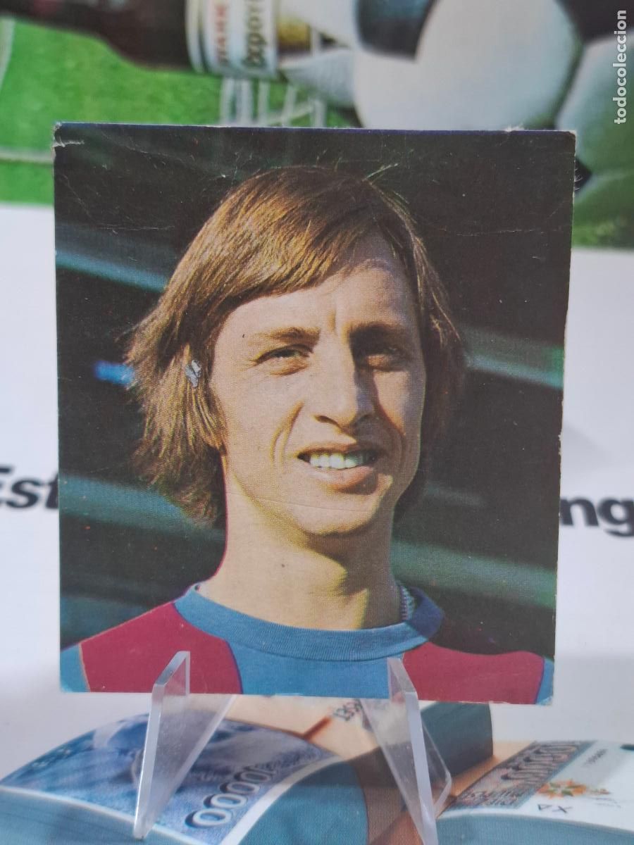 Figurine di Calcio: JOHAN CRUYFF CRUIFF 75 A&Ntilde;OS DEL FC BARCELONA 110 EXCELSIOR 1974 1975 74 75 DESPEGADO