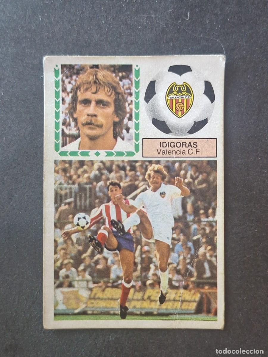 Fu&szlig;ball-Sticker: L5 IDIGORAS VALENCIA C. F. COLOCA LIGA ESTE 1983 1984 83 84 DESPEGADO RECUPERADO