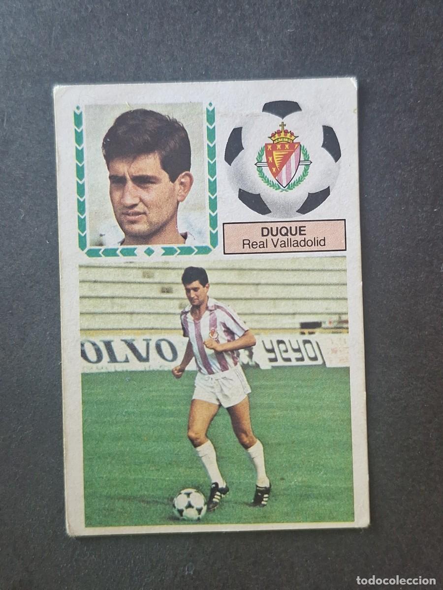 Cromos de f&uacute;tbol: L5 DUQUE REAL VALLADOLID COLOCA LIGA ESTE 1983 1984 83 84 DESPEGADO RECUPERADO