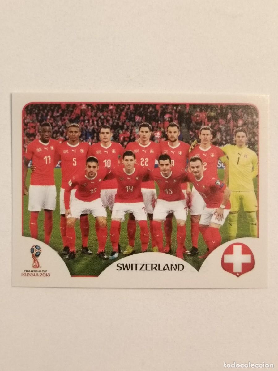 Cromos de f&uacute;tbol: #361 ALINEACION (SUIZA) MUNDIAL RUSIA 2018 PANINI VERSION ROSA