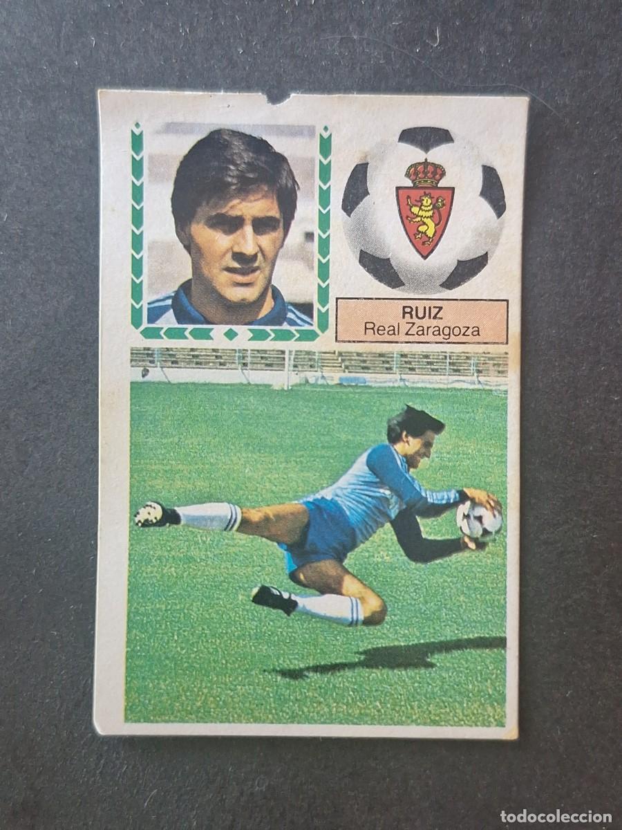 Cromos de f&uacute;tbol: L5 RUIZ REAL ZARAGOZA COLOCA LIGA ESTE 1983 1984 83 84 DESPEGADO RECUPERADO