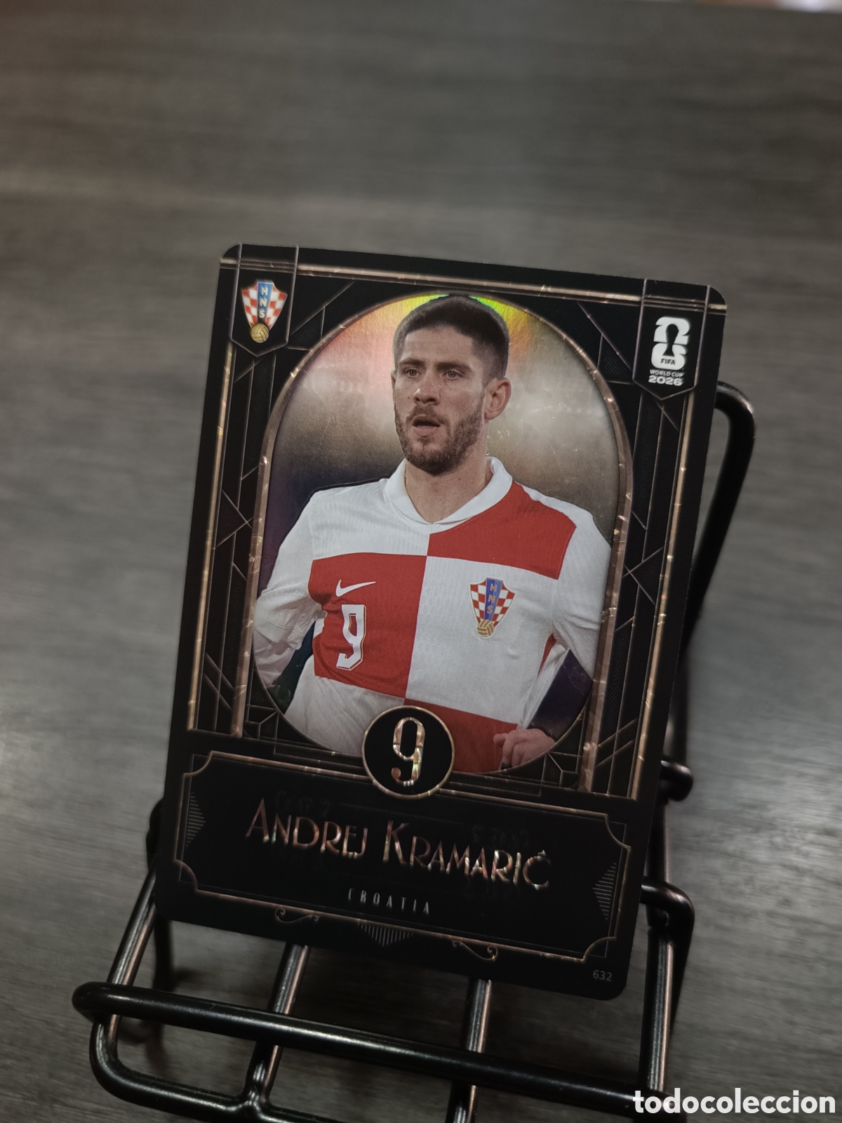Football Stickers: Foil Frame Kramarić Panini Kayou world cup