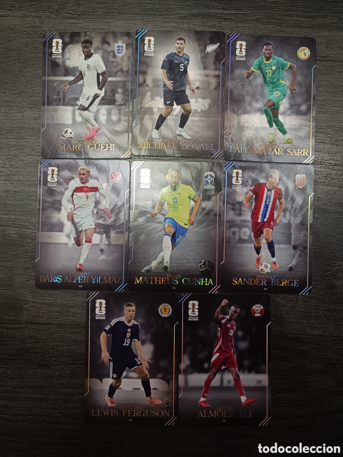 Football Stickers: Lote time Cards Panini Kayou world cup