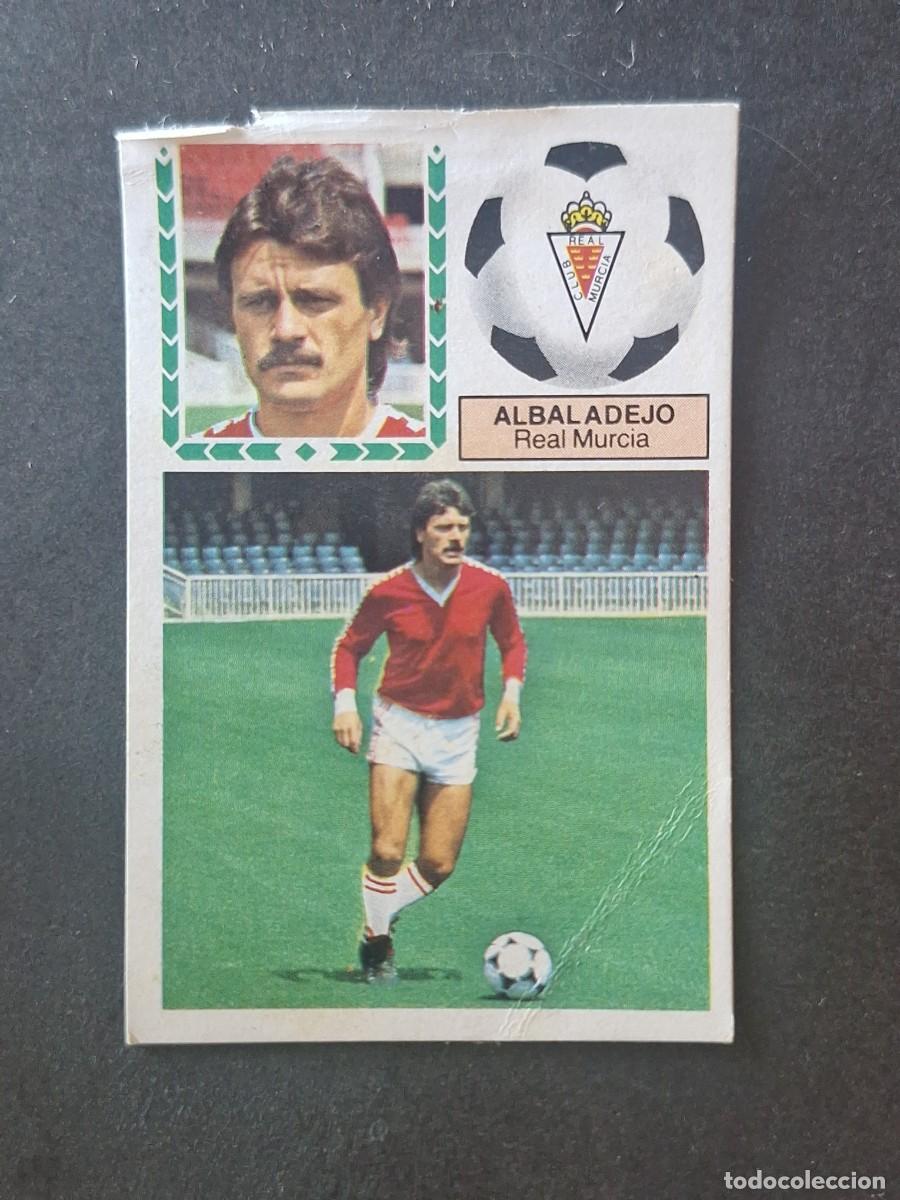 Cromos de f&uacute;tbol: L5 ALBADALEJO REAL MURCIA C. F. FICHAJE 2 LIGA ESTE 1983 1984 83 84 DESPEGADO RECUPERADO