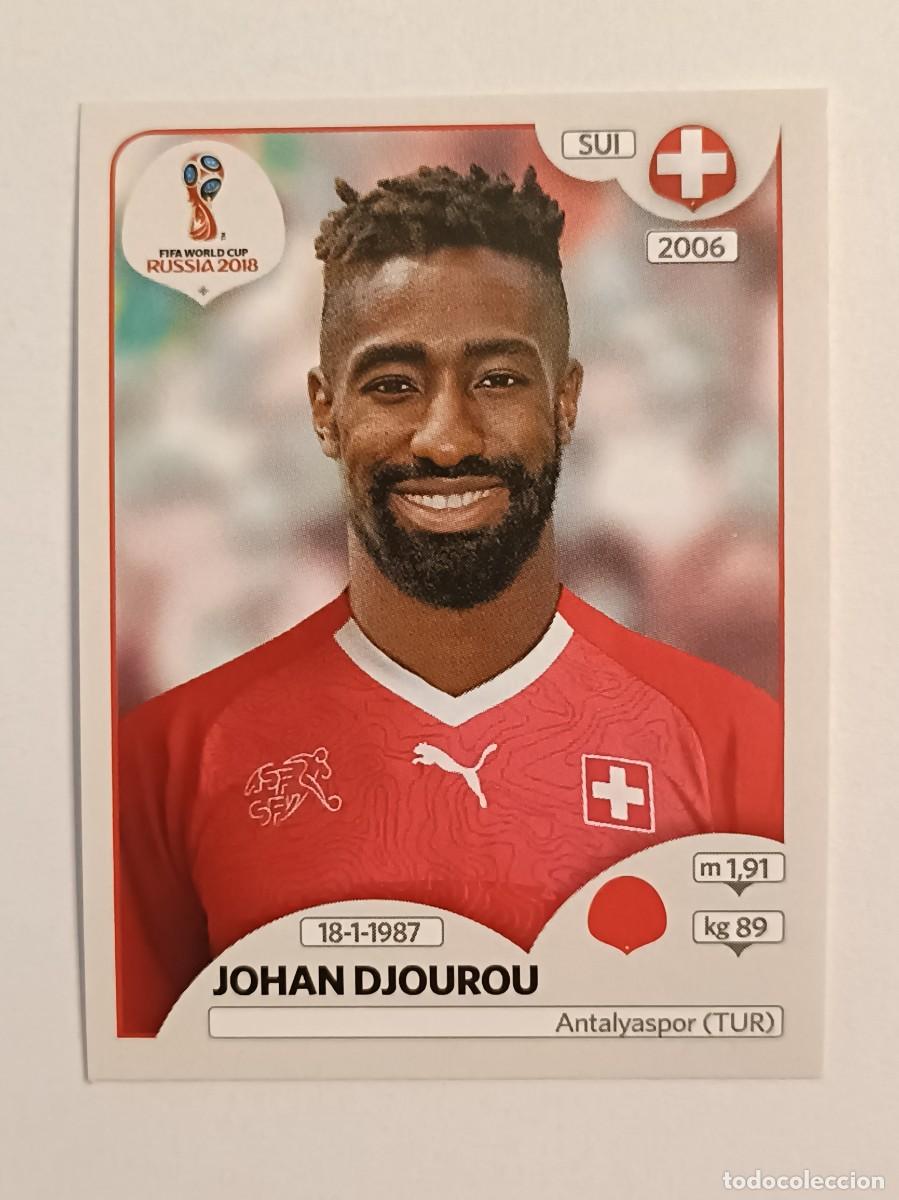 Cromos de f&uacute;tbol: #367 DJOUROU (SUIZA) MUNDIA RUSIA 2018 PANINI VERSION ROSA