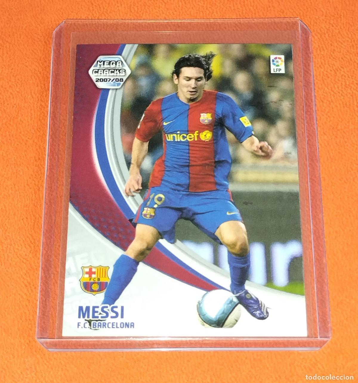 Cromos de f&uacute;tbol: 69 LIONEL MESSI CARD FC BARCELONA LIGA FUTBOL MEGACRACKS MGK 2007 2008 07 08 PANINI