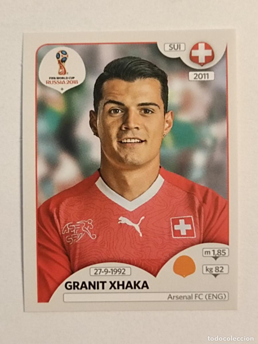 Cromos de f&uacute;tbol: #369 XHAKA (SUIZA) MUNDIA RUSIA 2018 PANINI VERSION ROSA