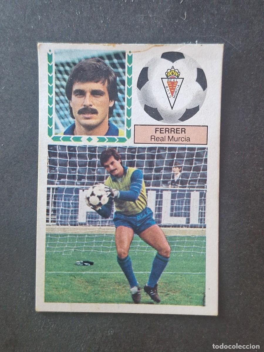 Cromos de f&uacute;tbol: L5 FERRER REAL MURCIA C. F. FICHAJE 3 LIGA ESTE 1983 1984 83 84 DESPEGADO RECUPERADO