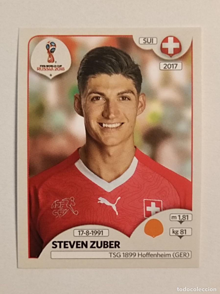 Cromos de f&uacute;tbol: #370 ZUBER (SUIZA) MUNDIA RUSIA 2018 PANINI VERSION ROSA