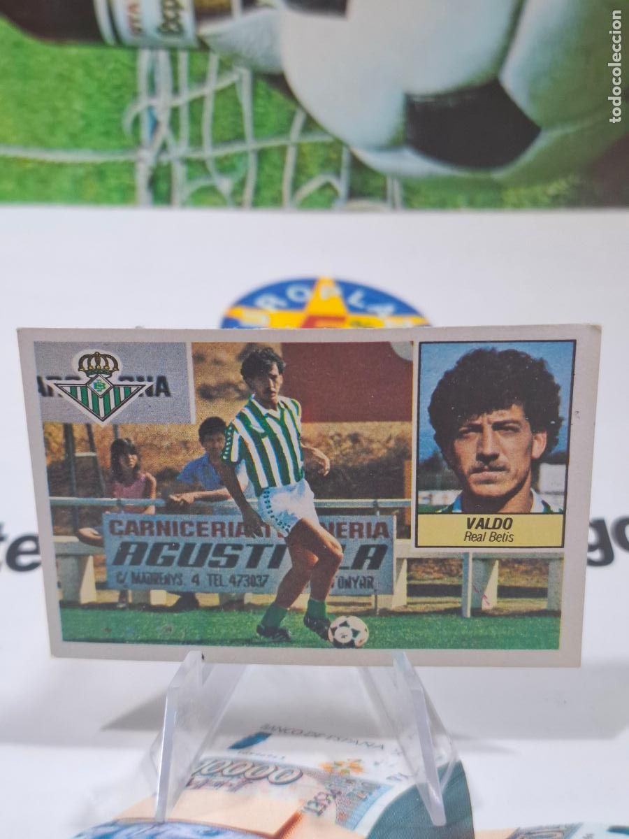 Football Stickers: VALDO BETIS FICHAJE 24 BIS 1984 1985 EDICIONES ESTE LIGA 84 85 DESPEGADO CON DOBLEZ