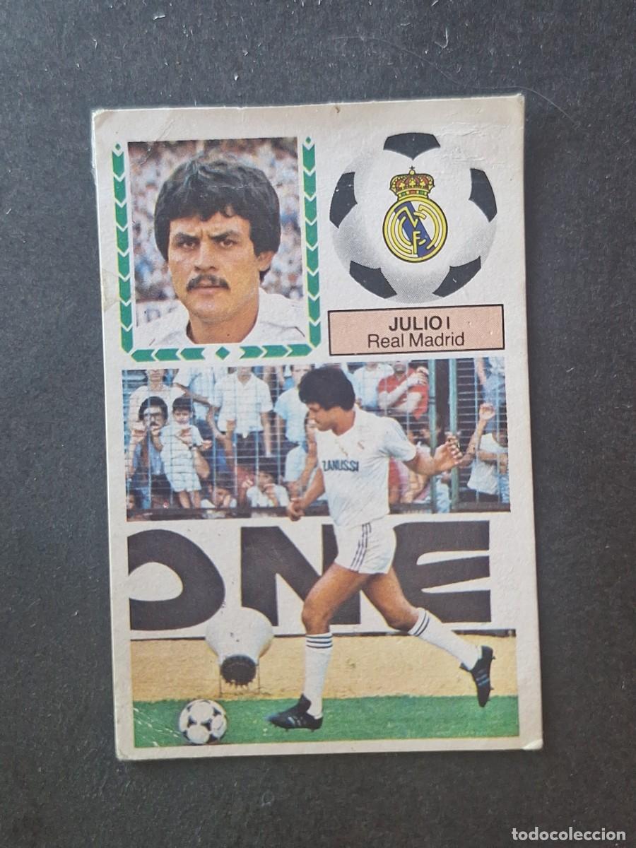 Cromos de f&uacute;tbol: L5 JULIO I VERSION REAL MADRID FICHAJE 4 LIGA ESTE 1983 1984 83 84 DESPEGADO RECUPERADO