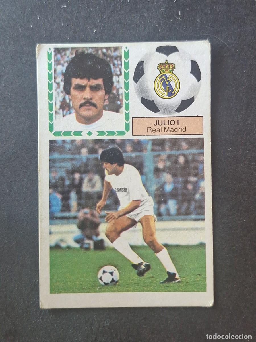 Cromos de f&uacute;tbol: L5 JULIO I VERSION REAL MADRID FICHAJE 4 LIGA ESTE 1983 1984 83 84 DESPEGADO RECUPERADO