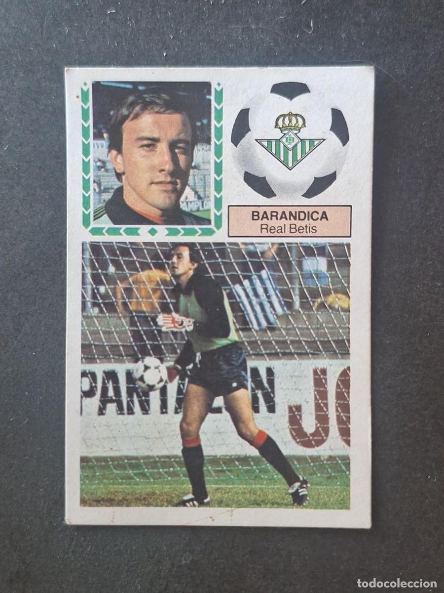 Cromos de f&uacute;tbol: L5 BARANDICA REAL BETIS BALOMPIE FICHAJE 5 LIGA ESTE 1983 1984 83 84 DESPEGADO RECUPERADO