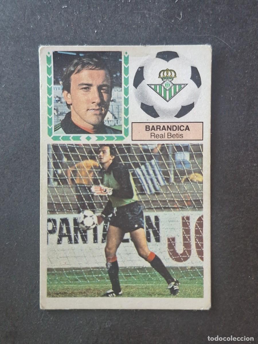 Cromos de f&uacute;tbol: L5 BARANDICA REAL BETIS BALOMPIE FICHAJE 5 LIGA ESTE 1983 1984 83 84 DESPEGADO RECUPERADO