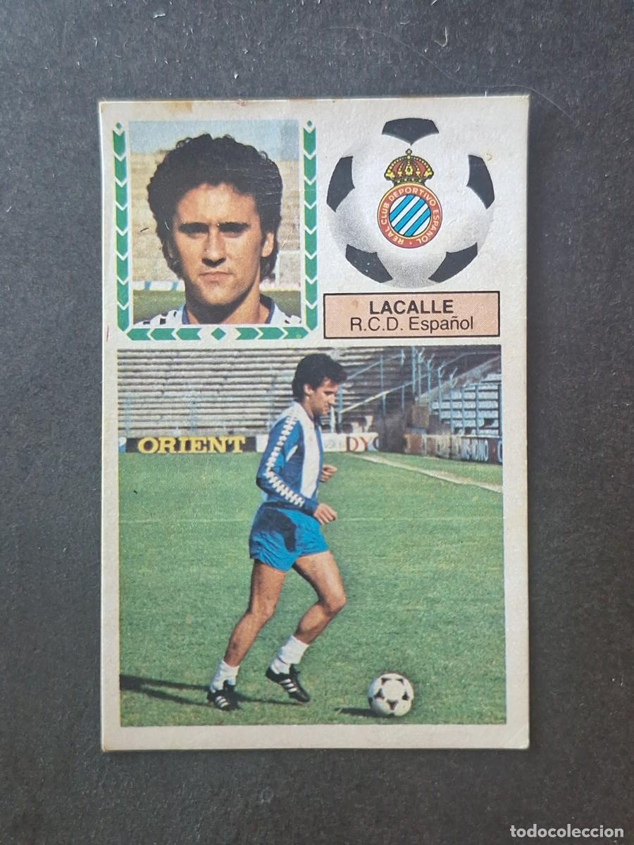 Football Stickers: L5 LACALLE R. C. D. ESPA&Ntilde;OL FICHAJE 6 LIGA ESTE 1983 1984 83 84 DESPEGADO RECUPERADO