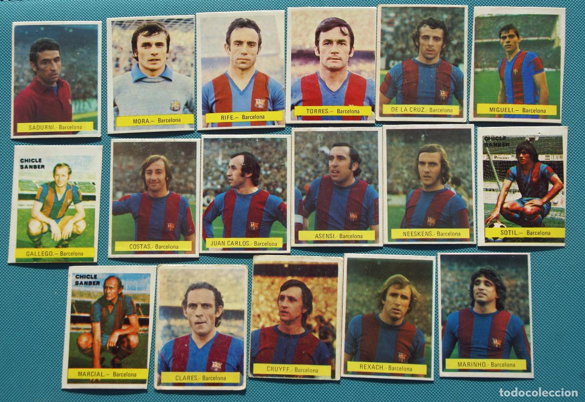 Football Stickers: ED. FINI 75 76 BARCELONA. EQUIPO COMPLETO RECUPERADO. TODO LO EDITADO DEP LEGAL MU