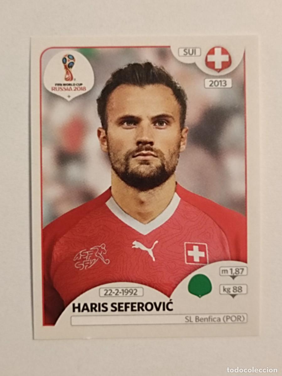 Fu&szlig;ball-Sticker: #377 SEFEROVIC (SUIZA) MUNDIAL RUSIA 2018 PANINI VERSION ROSA
