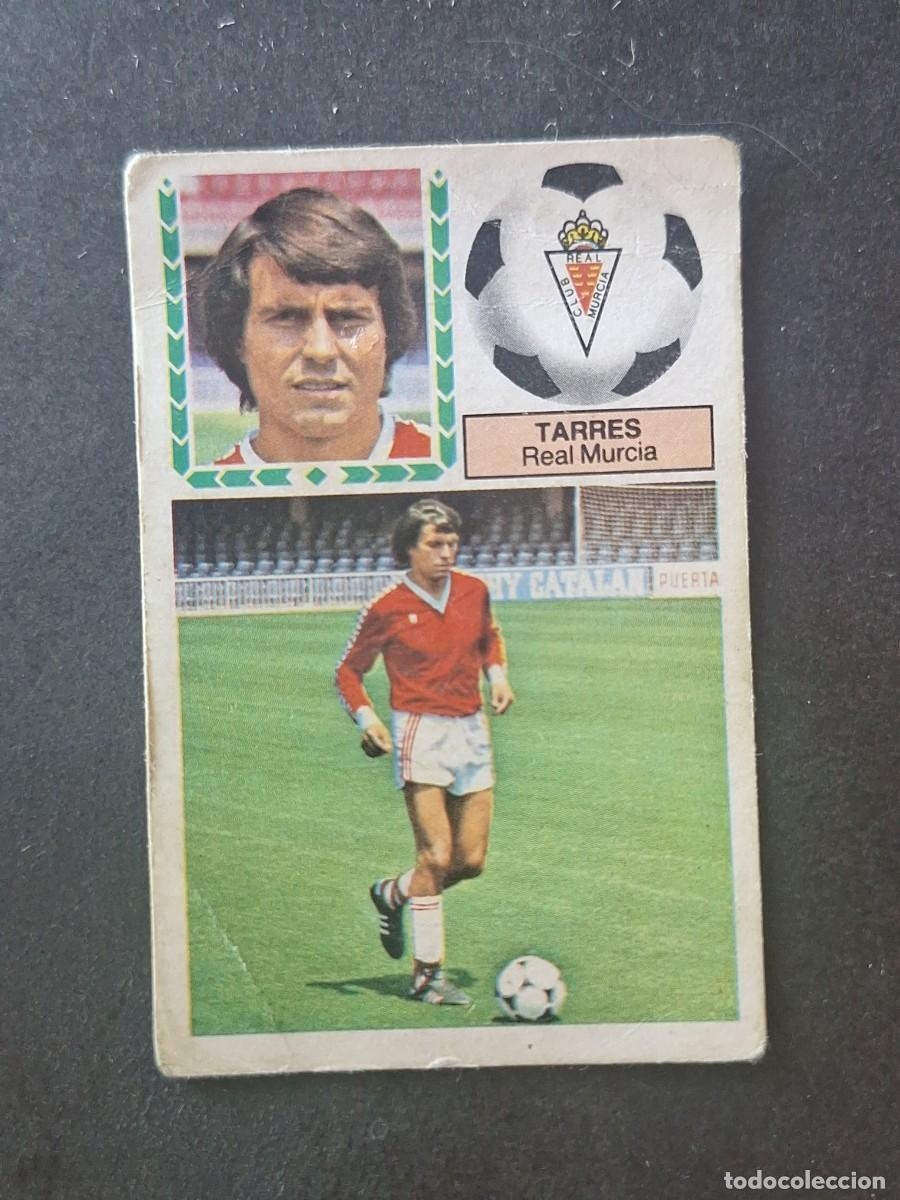 Cromos de f&uacute;tbol: L5 TARRES REAL MURCIA C. F. FICHAJE 9 LIGA ESTE 1983 1984 83 84 DESPEGADO RECUPERADO