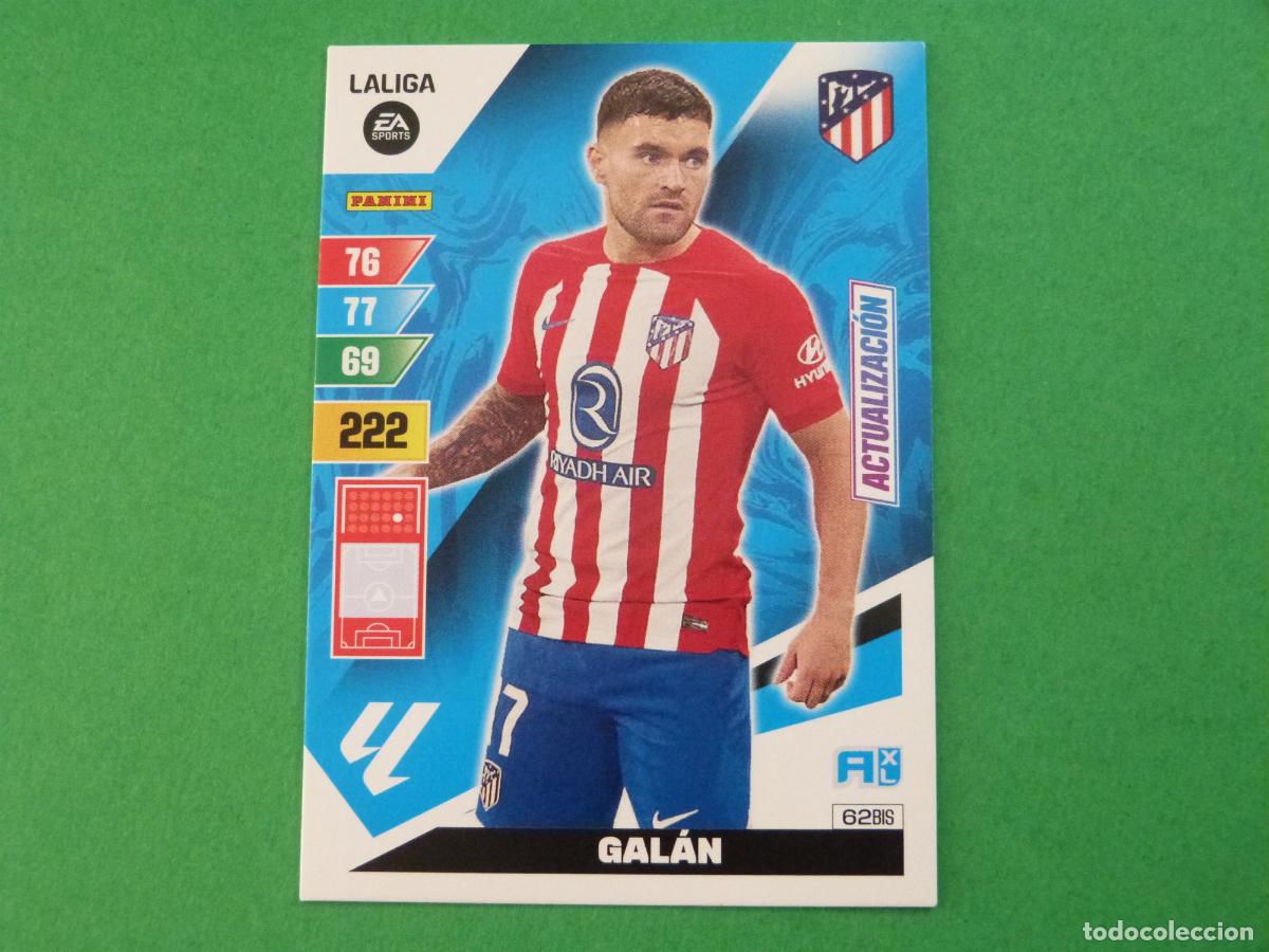 Cromos de f&uacute;tbol: TRADING CARD FUTBOL GALAN ATLETICO DE MADRID N&ordm; 62 BIS LIGA ADRENALYN XL 2023-2024/23-24 PANINI