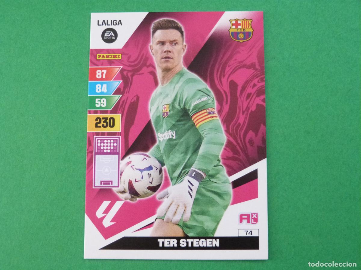 Cromos de f&uacute;tbol: TRADING CARD FUTBOL TER STEGEN F.C. BARCELONA N&ordm; 74 LIGA ADRENALYN XL 2023-2024/23-24 PANINI